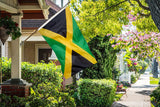 DANF Jamaica Flag 3X5 Ft Thick Polyester, Fade Resistant, Brass Grommets, Canvas Header Jamaican National Flags 3 X 5 Feet
