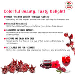Hibiscus Flowers 1Lb (16Oz) Premium, All Natural, Triple Cleaned
