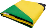 DANF Jamaica Flag 3X5 Ft Thick Polyester, Fade Resistant, Brass Grommets, Canvas Header Jamaican National Flags 3 X 5 Feet
