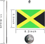Jamaica Jamaican Table Flag,Desk Flag,Office Flag,International World Country Flags Banners,Festival Events Celebration,Office Decoration,Desk,Home Decoration