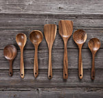 Teak Wood Kitchen Spoon Set